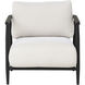Muros Black / Palazzo Cream Outdoor Lounge Chair